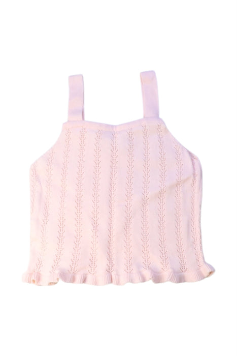 A Pink Sleeveless Tops from Gingersnaps in size 8Y for girl. (Back View)