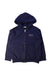 A Navy Hooded Sweatshirts from Bonpoint in size 6T for girl. (Front View)