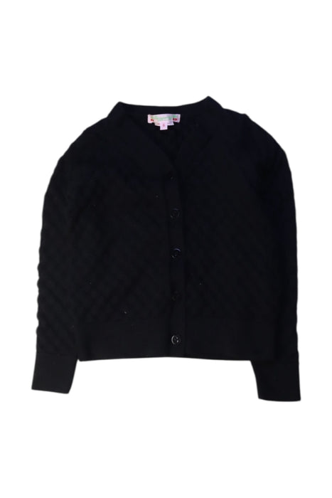 A Black Cardigans from Bonpoint in size 6T for girl. (Front View)