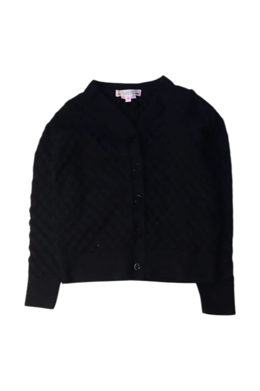 A Black Cardigans from Bonpoint in size 6T for girl. (Front View)