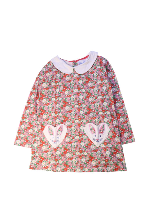 A Multicolour Long Sleeve Dresses from Boden in size 6T for girl. (Front View)