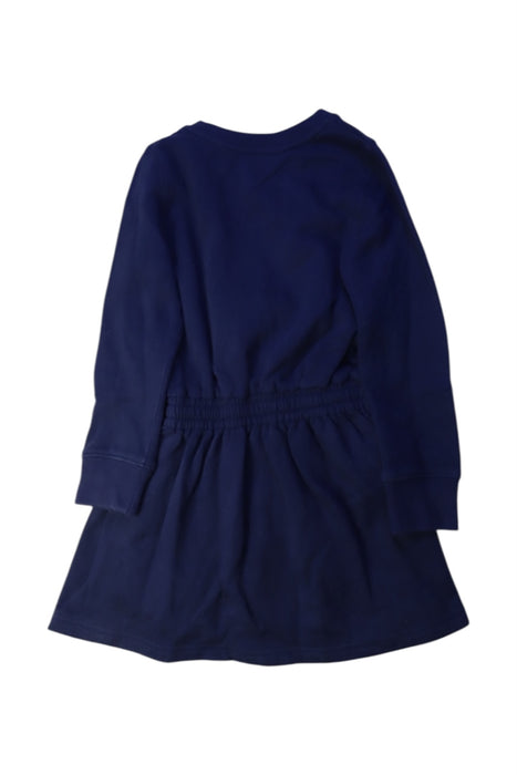 A Navy Long Sleeve Dresses from Polo Ralph Lauren in size 5T for girl. (Back View)