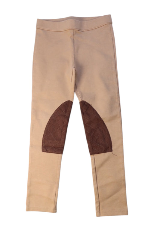 A Beige Leggings from Janie & Jack in size 6T for boy. (Front View)