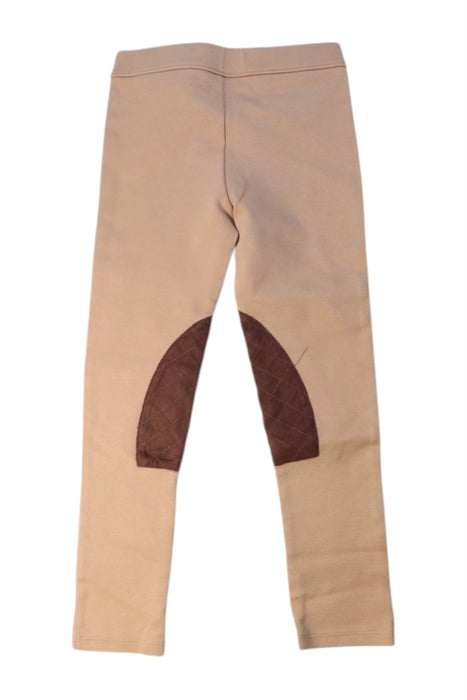 A Beige Leggings from Janie & Jack in size 6T for boy. (Back View)