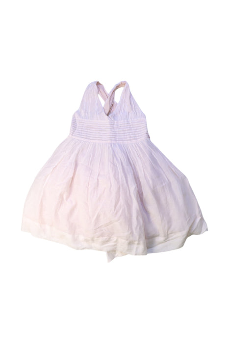 A Pink Sleeveless Dresses from Nellystella in size 3T for girl. (Front View)