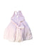 A Pink Sleeveless Dresses from Nellystella in size 3T for girl. (Back View)