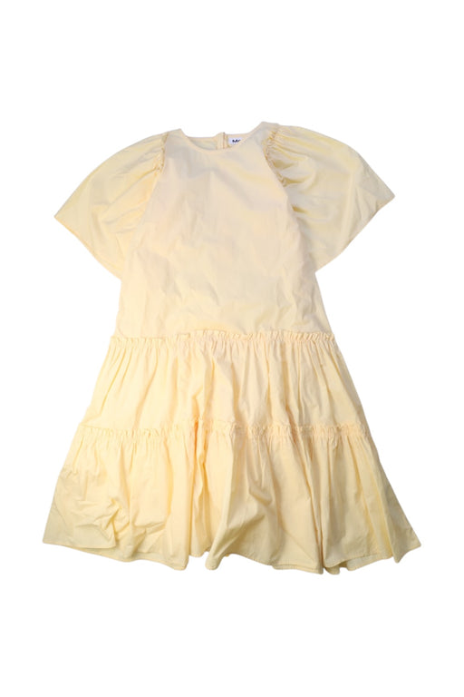 A Yellow Short Sleeve Dresses from Molo in size 11Y for girl. (Front View)