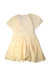 A Yellow Short Sleeve Dresses from Molo in size 11Y for girl. (Front View)
