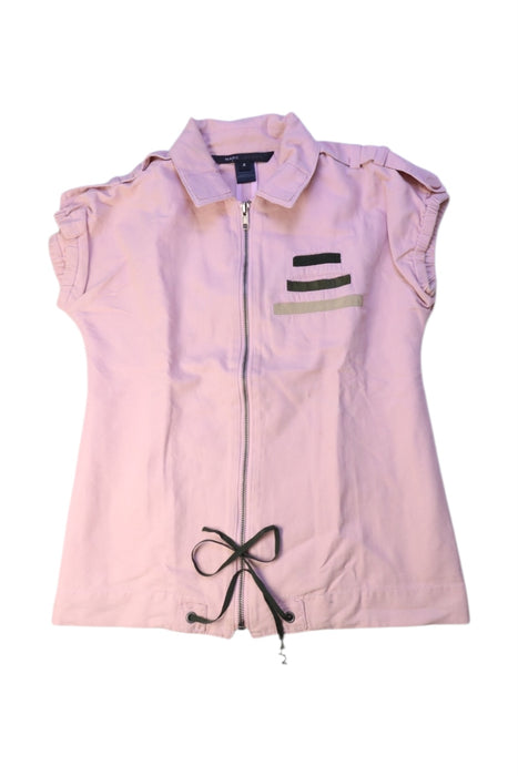 A Pink Short Sleeve Shirts from The Marc Jacobs in size 14Y for girl. (Front View)