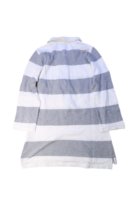 A Grey Long Sleeve Polos from Burberry in size 12Y for girl. (Back View)