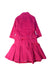 A Pink Long Sleeve Dresses from Tommy Hilfiger in size 6T for girl. (Back View)