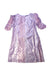 A Pink Long Sleeve Dresses from Velveteen in size 8Y for girl. (Front View)