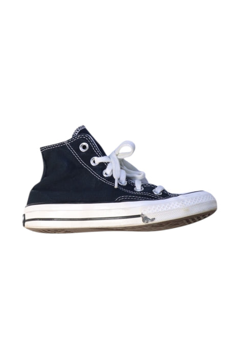 A Black Sneakers from Converse in size 7Y for neutral. (Front View)
