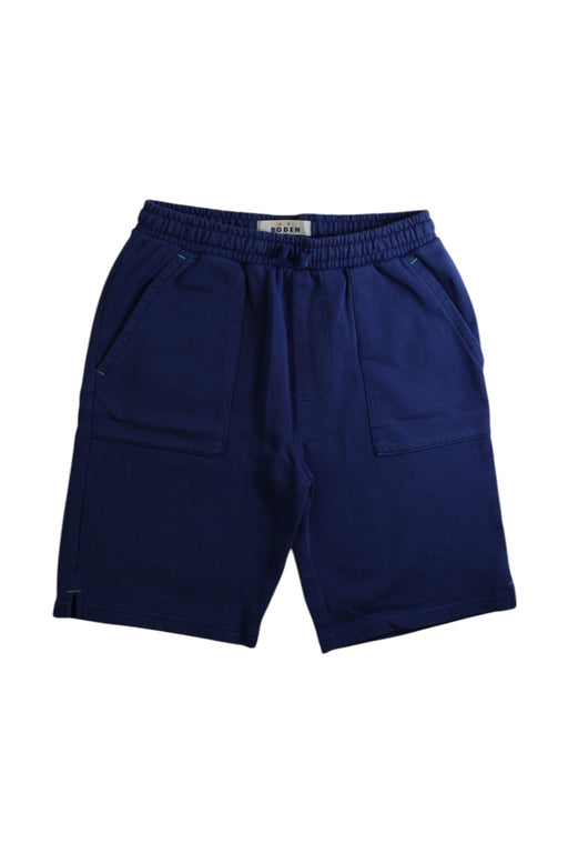 A Navy Shorts from Boden in size 12Y for boy. (Front View)