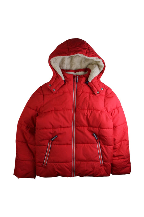 A Red Puffer/Quilted Coats & Outerwear from Boden in size 9Y for neutral. (Front View)