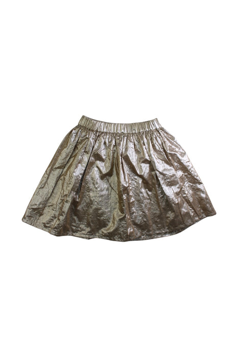 A Metallic Short Skirts from Boden in size 7Y for girl. (Front View)