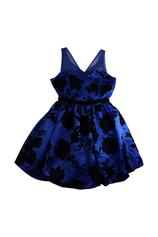A Blue Sleeveless Dresses from Rare Editions in size 8Y for girl. (Front View)