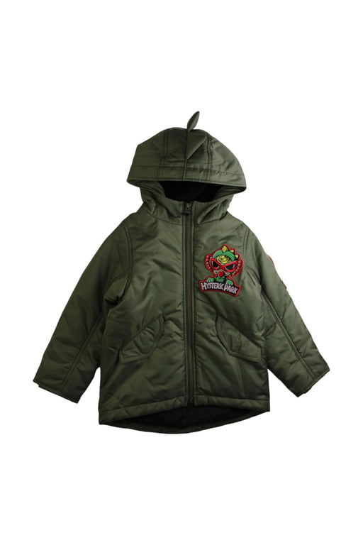 A Green Puffer/Quilted Coats & Outerwear from Hysteric Mini in size 3T for boy. (Front View)