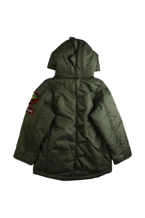A Green Puffer/Quilted Coats & Outerwear from Hysteric Mini in size 3T for boy. (Back View)