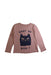 A Pink Long Sleeve Tops from Monoprix in size 6T for girl. (Front View)