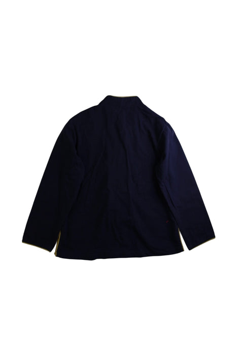 A Navy Long Sleeve Shirts from Little Valley in size 5T for boy. (Back View)