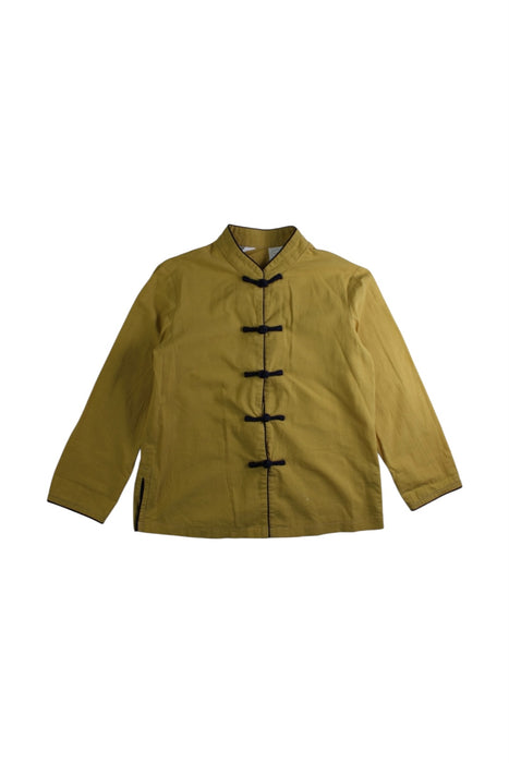 A Yellow Long Sleeve Shirts from Little Valley in size 5T for boy. (Front View)
