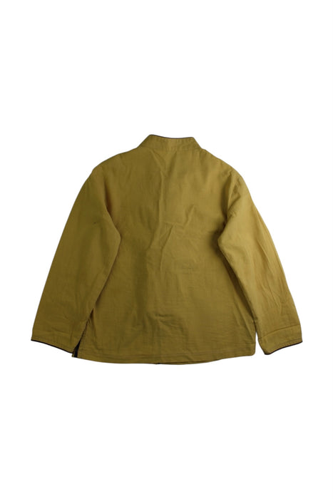 A Yellow Long Sleeve Shirts from Little Valley in size 5T for boy. (Back View)