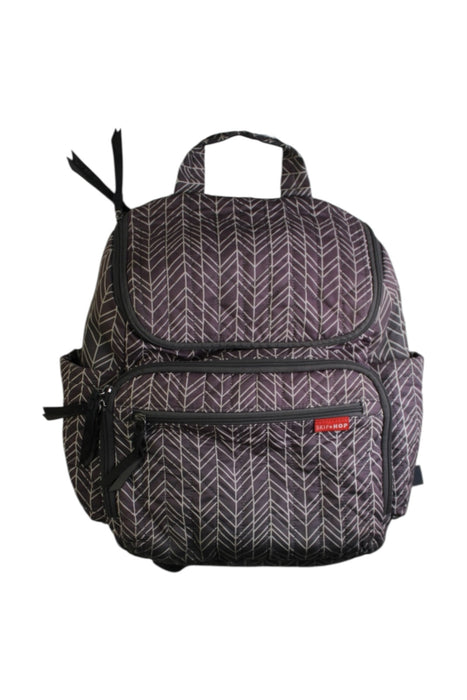 A Black Diaper Bags from Skip Hop in size O/S for maternity. (Front View)