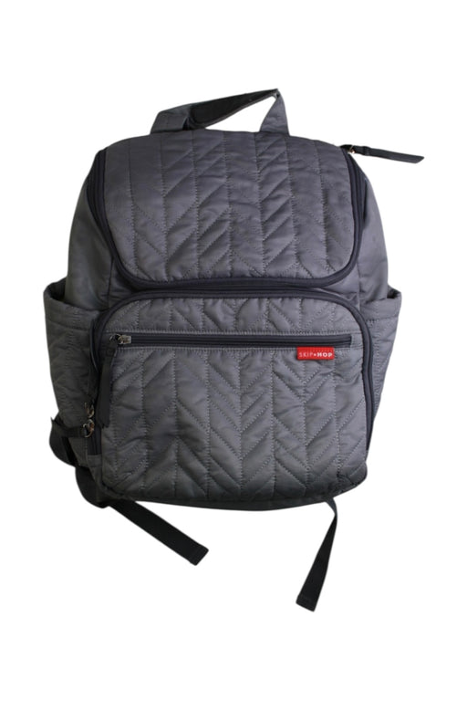 A Grey Diaper Bags from Skip Hop in size O/S for maternity. (Front View)