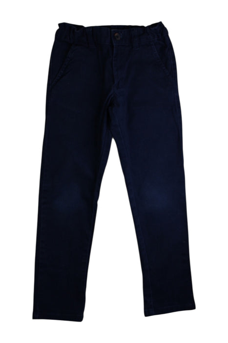 A Navy Casual Pants from Monoprix in size 6T for boy. (Front View)