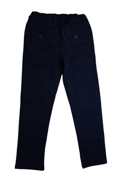 A Navy Casual Pants from Monoprix in size 6T for boy. (Back View)
