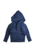 A Blue Hooded Sweatshirts from CIGOGNE Bébé in size 12-18M for boy. (Front View)