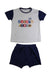 A White Shorts Sets from Mayoral in size Newborn for boy. (Front View)