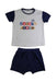 A White Shorts Sets from Mayoral in size Newborn for boy. (Front View)