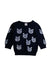 A Navy Knit Sweaters from Seed in size 12-18M for boy. (Front View)