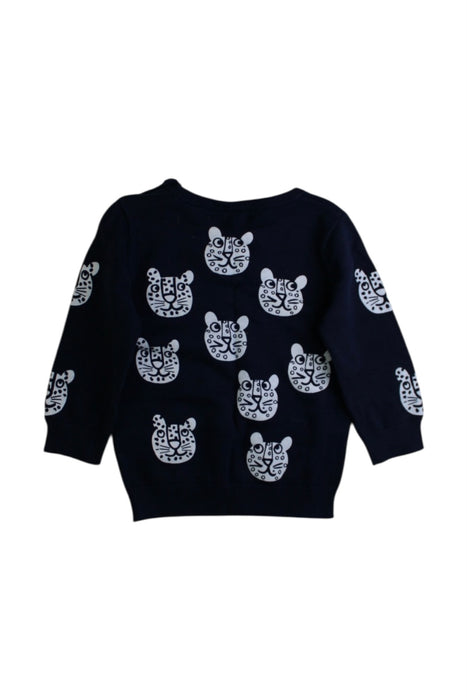 A Navy Knit Sweaters from Seed in size 12-18M for boy. (Back View)