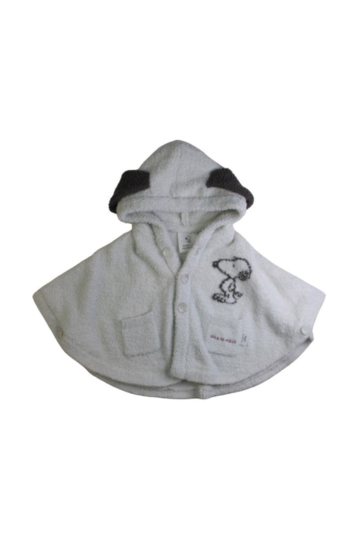 A White Capes & Ponchos from Gelato Pique in size 6-12M for girl. (Front View)