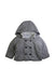 A Grey Puffer/Quilted Coats & Outerwear from Petit Bateau in size 12-18M for boy. (Front View)