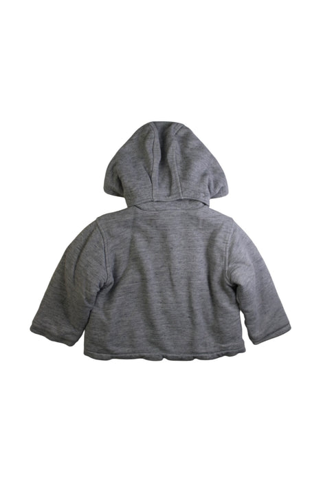 A Grey Puffer/Quilted Coats & Outerwear from Petit Bateau in size 12-18M for boy. (Back View)