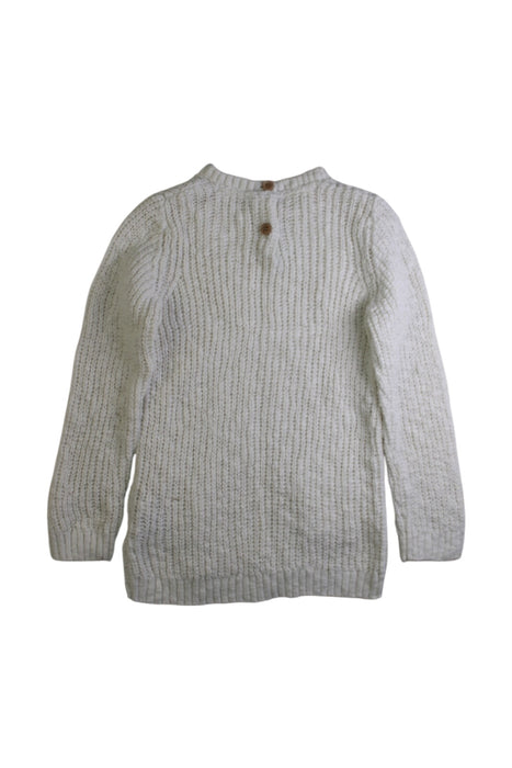 A Grey Knit Sweaters from Mothercare in size 2T for girl. (Back View)
