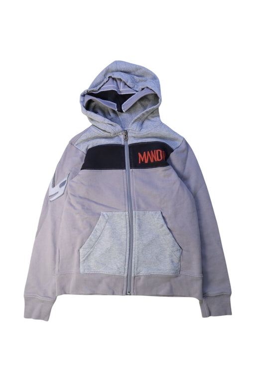 A Grey Hooded Sweatshirts from Hanna Andersson in size 8Y for boy. (Front View)