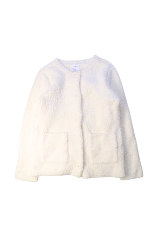 A White Puffer/Quilted Coats & Outerwear from Hanna Andersson in size 8Y for girl. (Front View)
