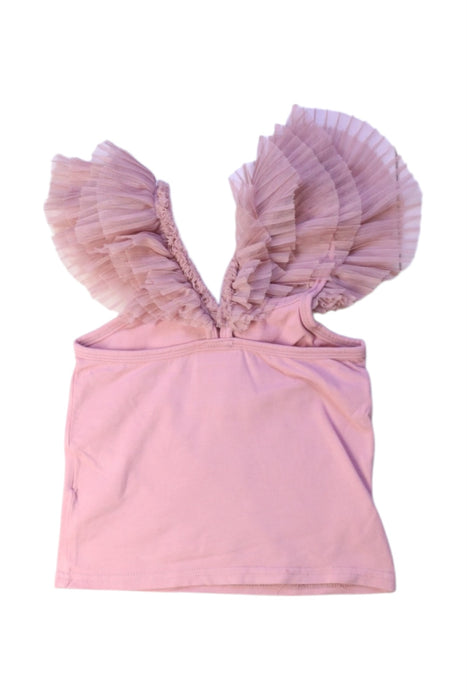 A Pink Sleeveless Tops from Angel's Face in size 2T for girl. (Back View)