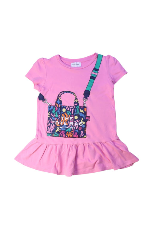 A Multicolour Short Sleeve Dresses from Little Marc Jacobs in size 4T for girl. (Front View)