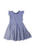A Navy Short Sleeve Dresses from Polo Ralph Lauren in size 4T for girl. (Front View)