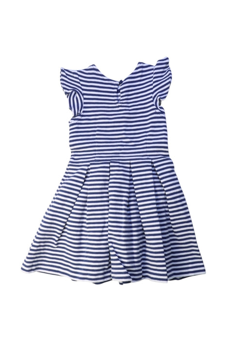 A Navy Short Sleeve Dresses from Polo Ralph Lauren in size 4T for girl. (Back View)