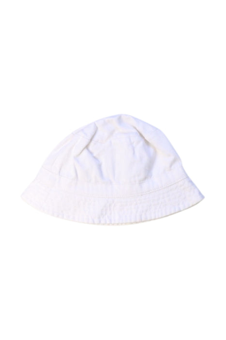 A White Sun Hats from Moschino in size 5T for girl. (Back View)