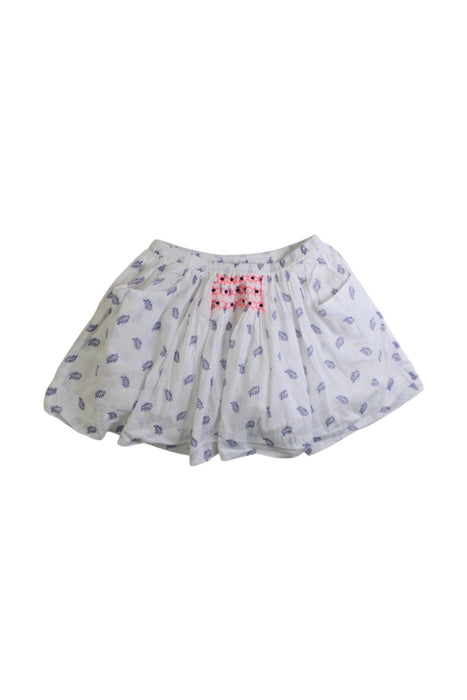 A White Short Skirts from Velveteen in size 5T for girl. (Front View)