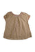 A Brown Short Sleeve Tops from Velveteen in size 6T for girl. (Back View)