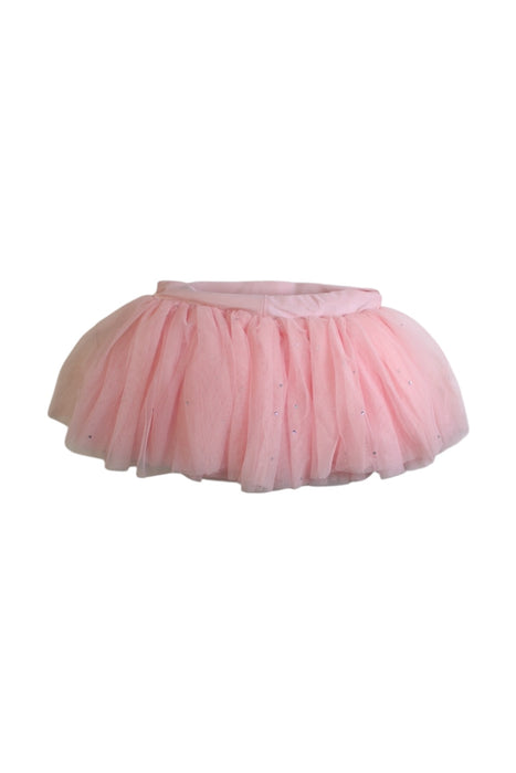 A Pink Tulle Skirts from Flo Dancewear in size 5T for girl. (Back View)